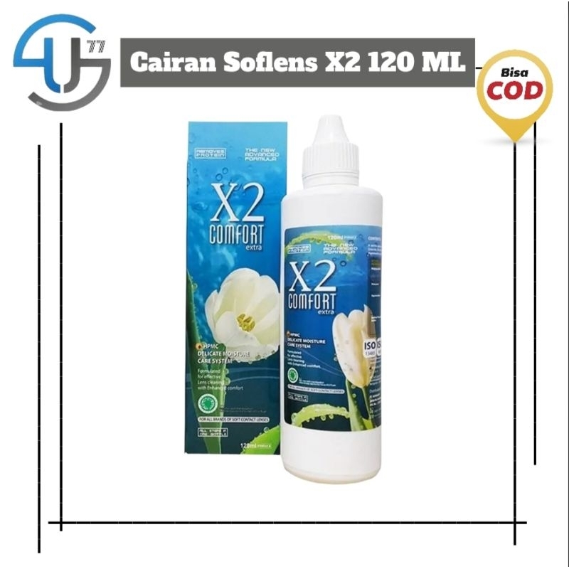 US304 Cairan Softlens X2 120ml / Air Softlen X2 Comfort 120 ml By Toko Haji Usman