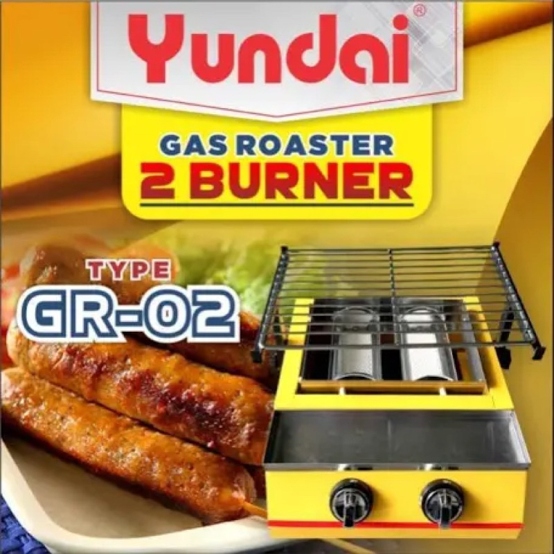 Roaster Gas / Kompor Alat Pemanggang Bbq Yundai GR 02
