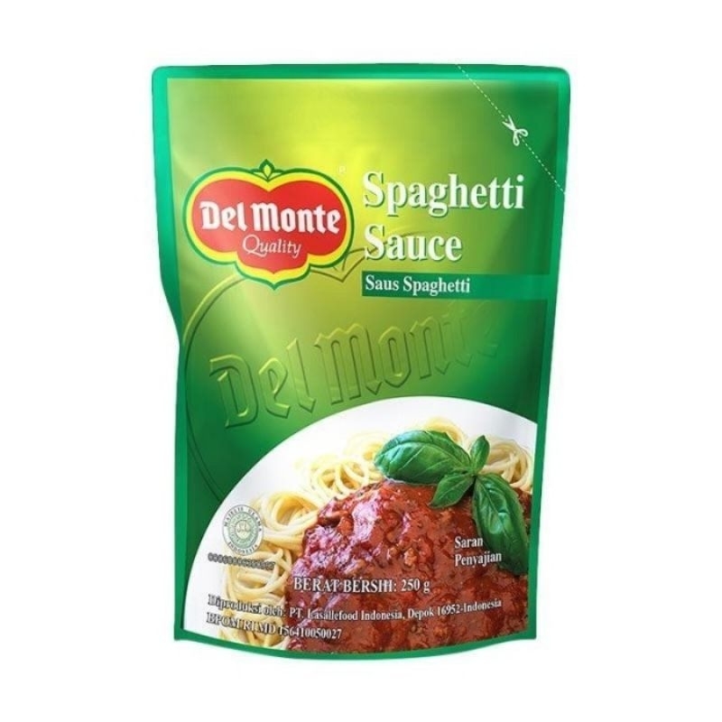 

DELMONTE SAUCE SPAGHETTI SAUCE 250GR