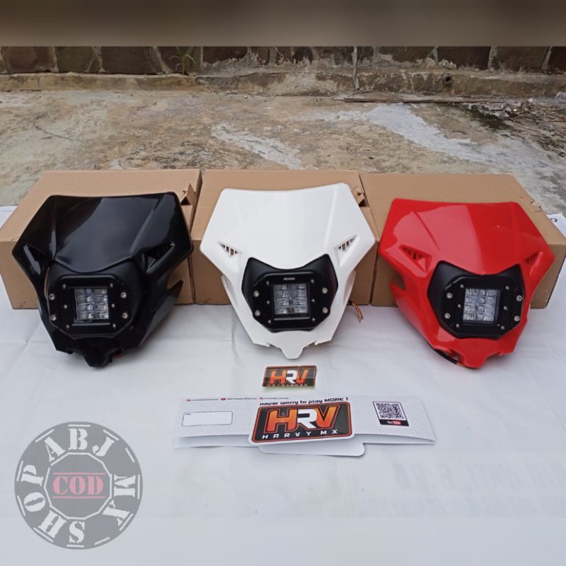 Headlamp CRF 150 12 LED Reflektor Batok CRF 150L Lampu Depan CRF 150 L 12 Jelly