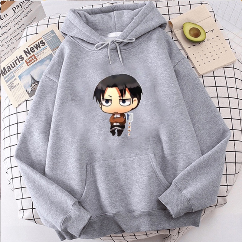 Sweater hoodie anak AOT LEVY sweter anak cowok cewek murah