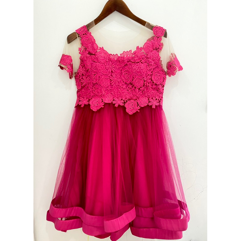 Baju dress pesta ibu hamil maternity