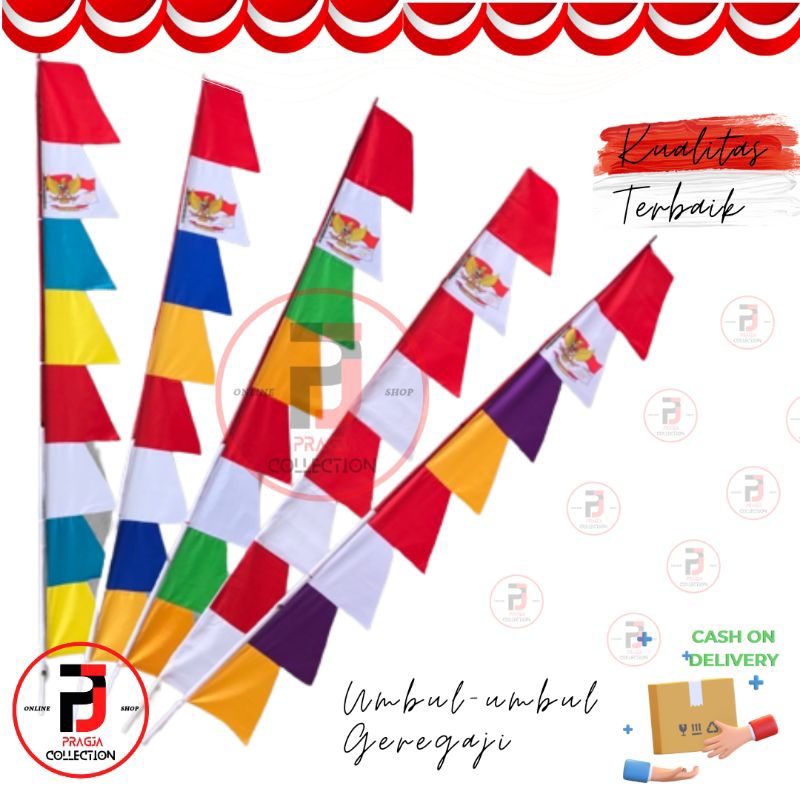 Bendera umbul umbul bendera merah putih bendera geregaji/BENDERA MERAH PUTIH GARUDA