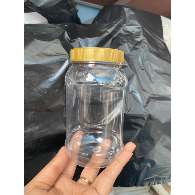 Toples Bulat 500ml / Toples Bawang Goreng 500ml / Pet Plastik 500ml