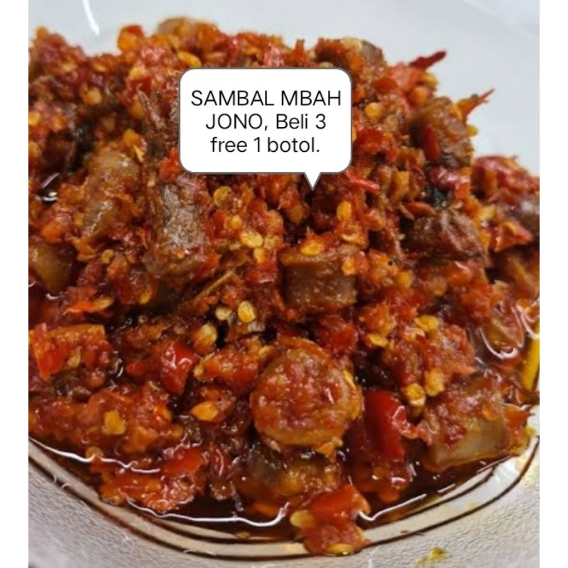 

Sambal MBAH JONO(cumi).promo beli 3 gratis 1