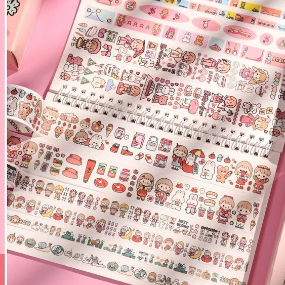 YGtoys Stiker Sticker Momo Roll Waterproof Karakter Kartun Anak Dekorasi