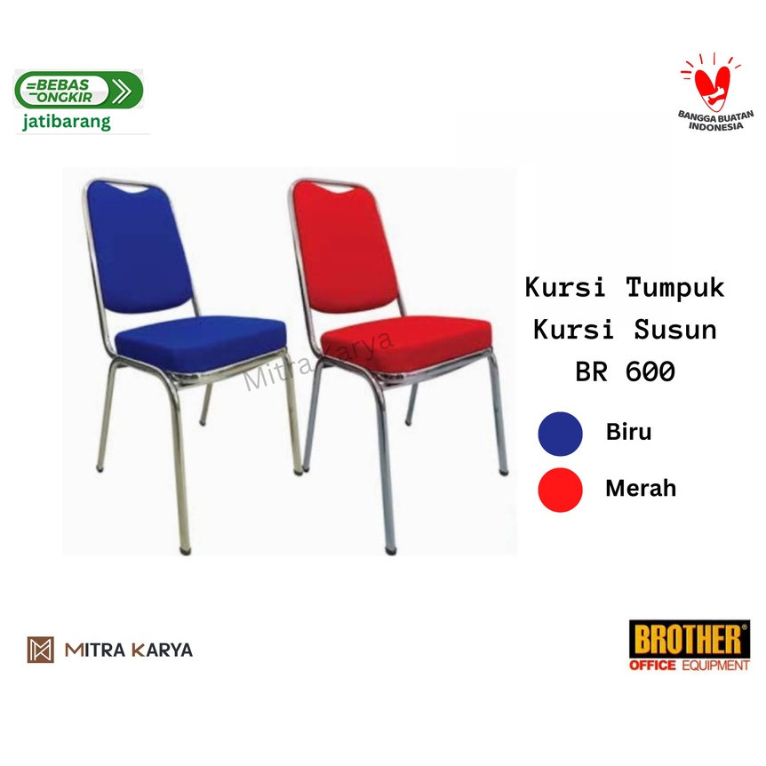 Kursi Susun Kantor Brother / Kursi Tumpuk - BR 600