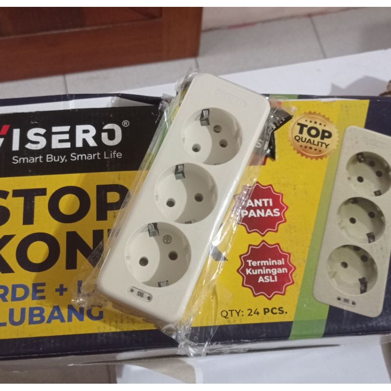 stop kontak 3 lobang Kuningan