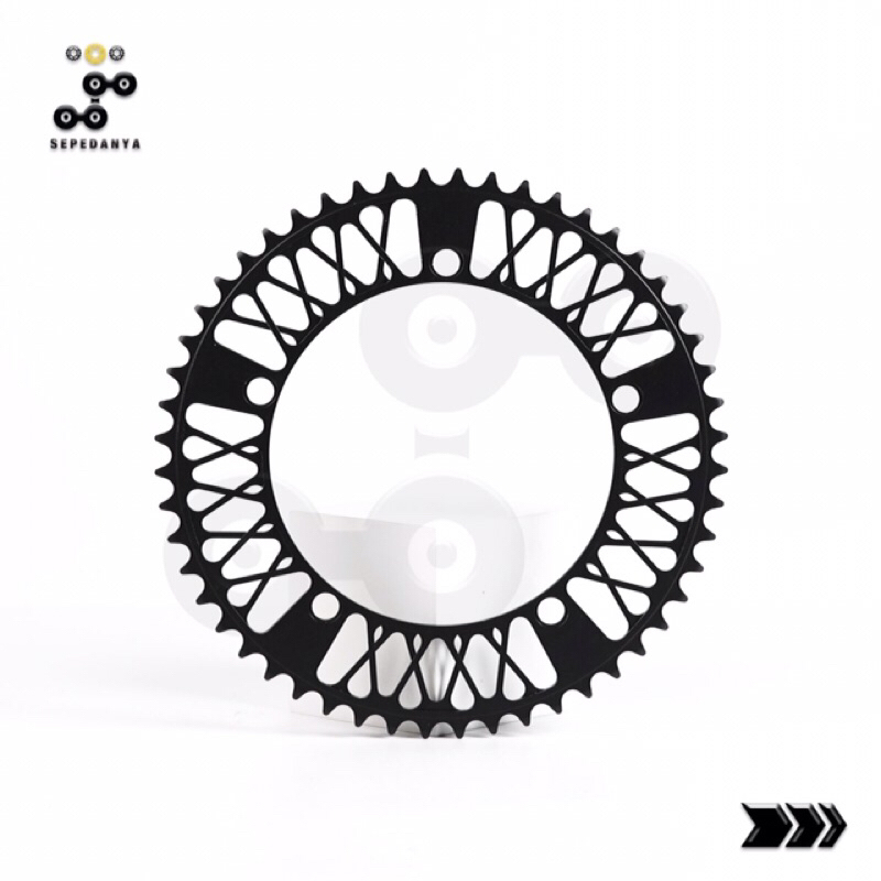 Unbrand Chainring Alloy Aluminum Alumunium AL-7075 CNC 49t 52t 49 52 t not AARN / Alter Sepeda Fixie