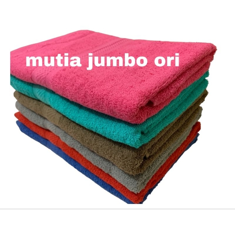 Handuk mutia ORI size jumbo 140X70cm