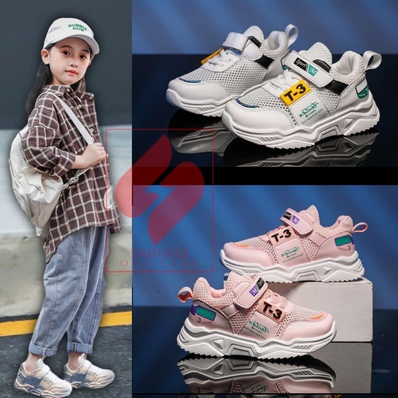 sepatu sneakers anak kecil perempuan cewek cowok remaja sekolah tk SD-SMP jogging termurah kekinian 