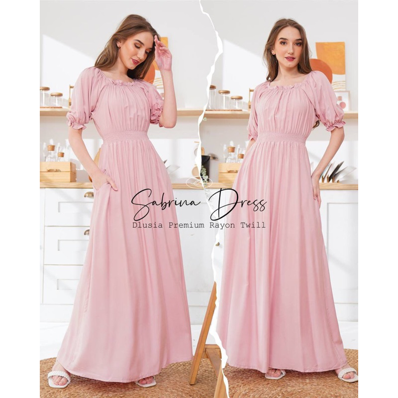 Daster Arab Dlusia SABRINA HouseDress Long Dress Homey Twill Premium