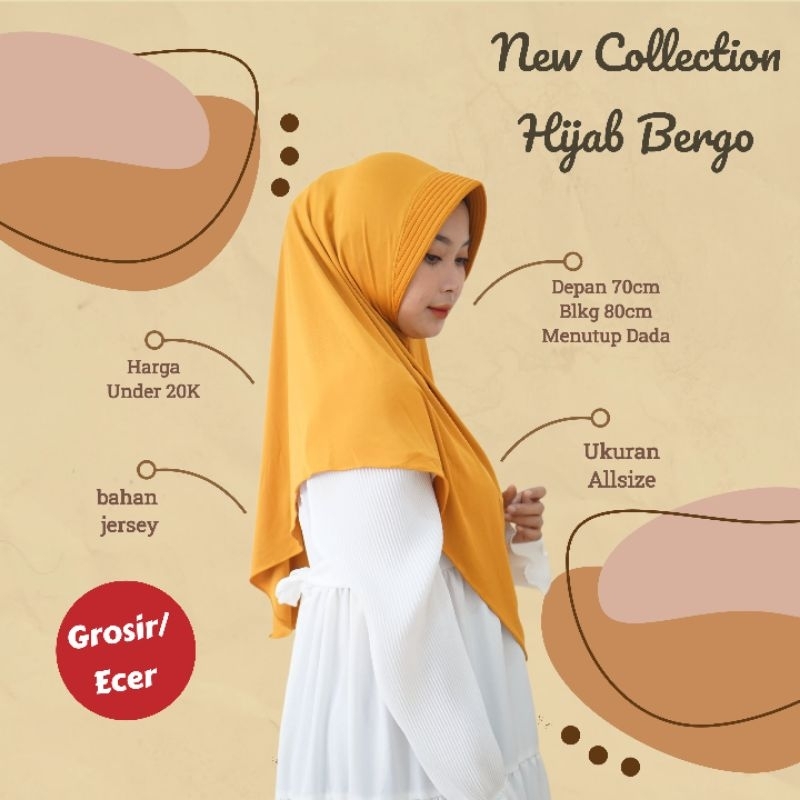 Jilbab Instan Jersey |Bergo Hamidah | Jilbab Instan Jersey | Jilbab Olahraga Instan | Bergo Instan J