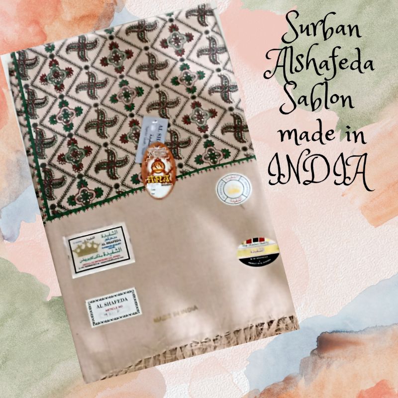 SURBAN ALSHAFEDA SABLON MADE IN INDIA
