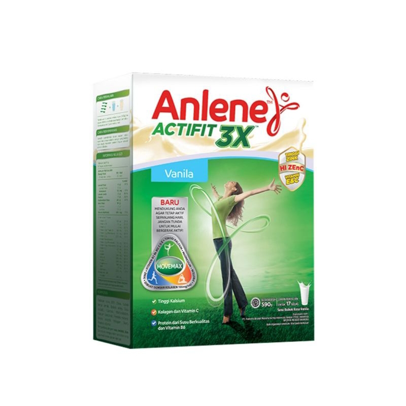 

Anlene Actifit Susu Bubuk Vanila 590 g