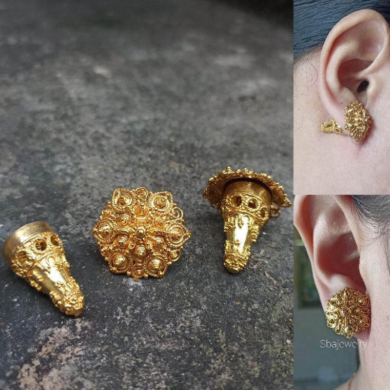 subeng bali alpaka lapis emas