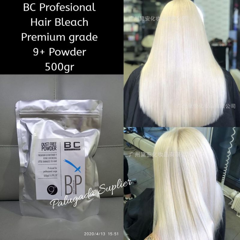( BISA COD) Bleaching Powder Rambut Korea Premium BC Profesional Level 9 Grade A Bubuk putih silver abu blonde keratin koreo purc blecing blicing pemutih rambut