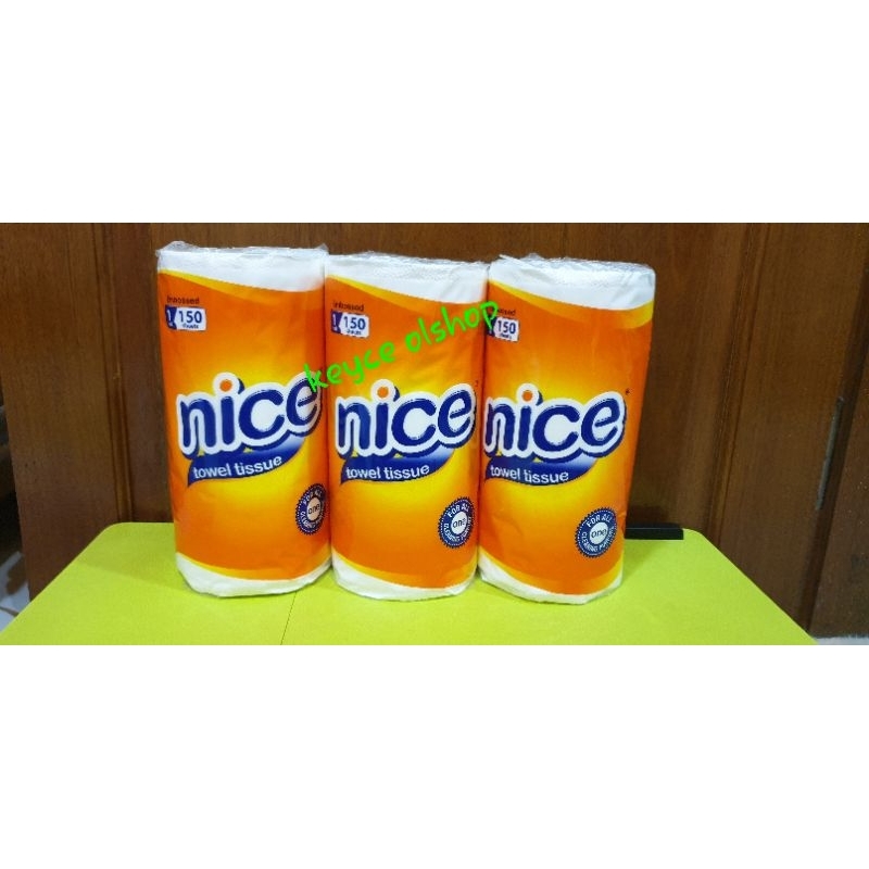 Tissue Nice towel embosesed 1 roll 150 sheets