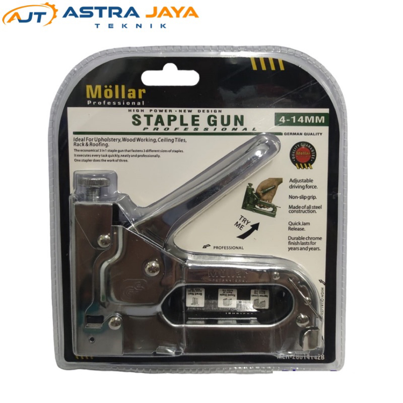

Staples Gun Mollar 3 in 1 - Hekter Stapler Tembak Jok Paku Tembak Manual Hand Tacker