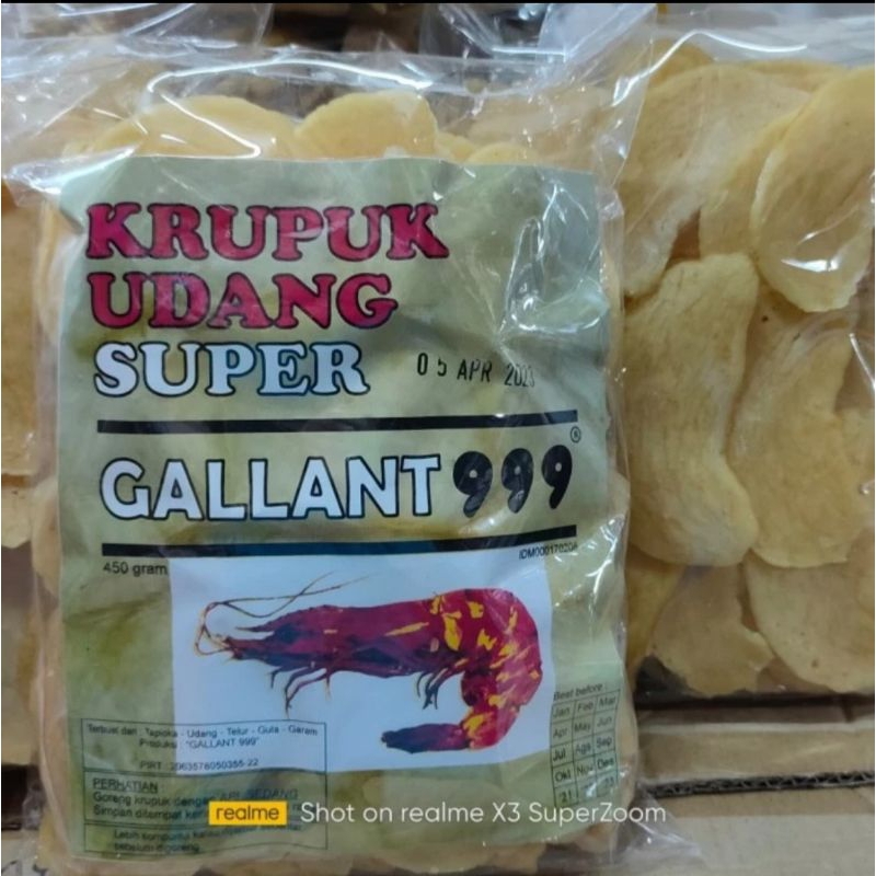 

Krupuk Udang Kualitas Super GALLANT 999