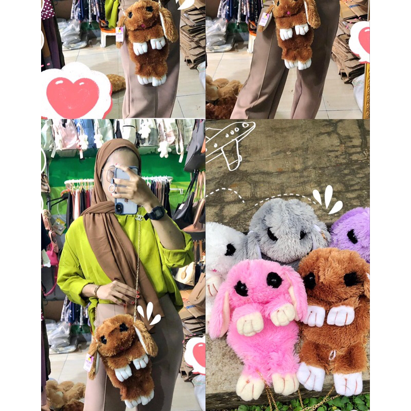 RABBIT BAG / TAS BONEKA / TAS KELINCI / TAS GEMOY