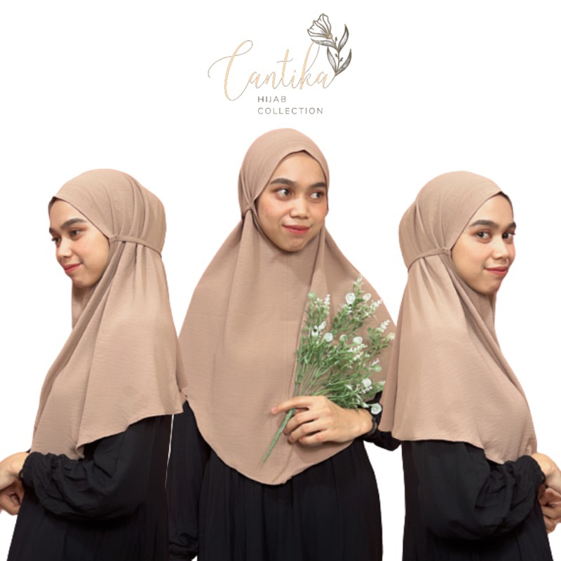 BERGO MARYAM CRINCLE AIRFLOW M || JILBAB INSTAN BERGO MARYAM