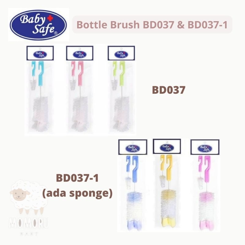 Baby Safe Sikat Botol Bottle Brush BD037 BD037-1 Sikat Dot Bayi