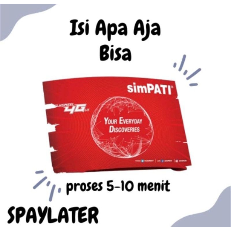 Kartu Perdana simPATI, Bisa Isi Pulsa dan Isi Saldo