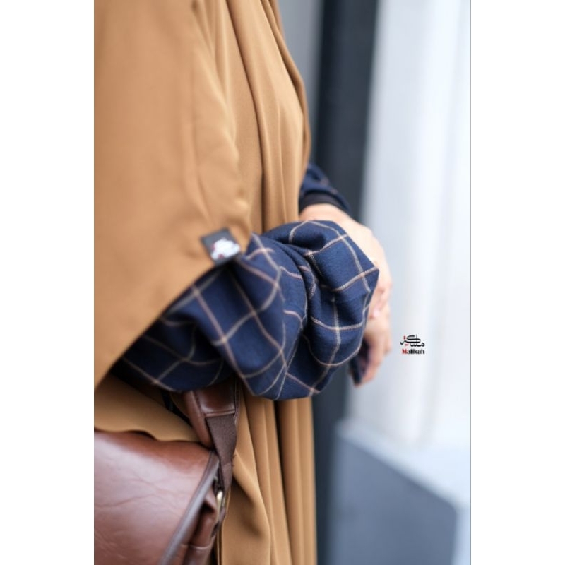 Gamis Amber Osaka Navy by abaya Malikah