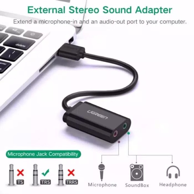 sound card usb ugreen original-30724