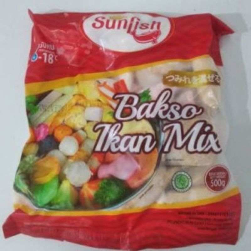 

Sunfish Bakso Ikan Mix 500gr