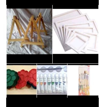 

Paket Promo Kanvas Lukis 20x30 + Alat Lukis