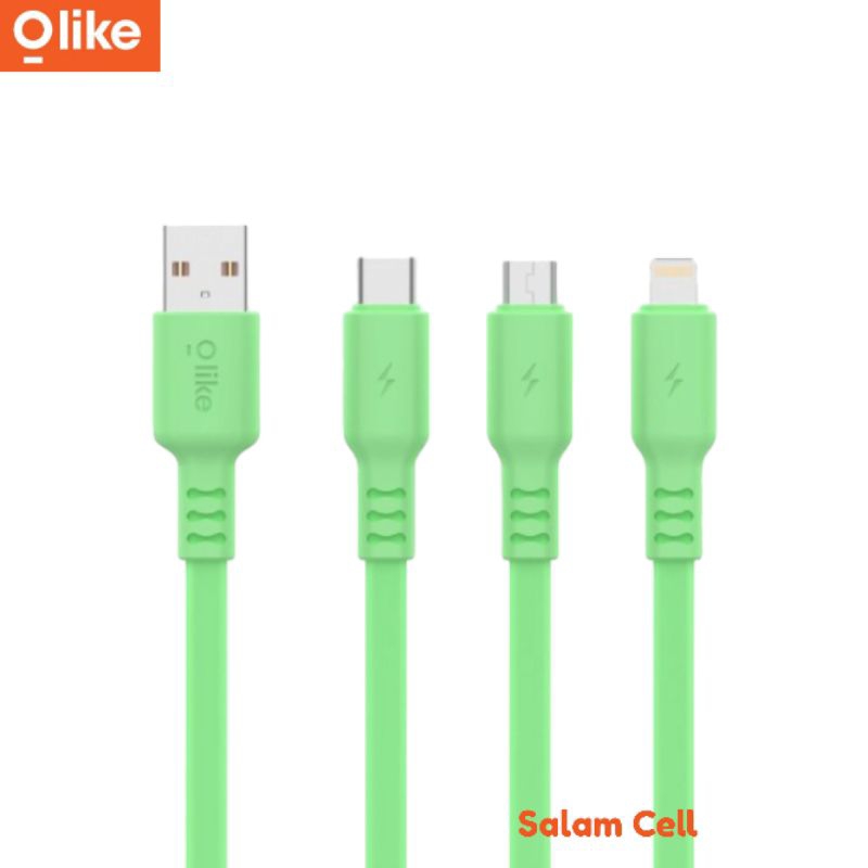 Kabel Data iphone OLIKE D202 kabel lightning fast Charging Original