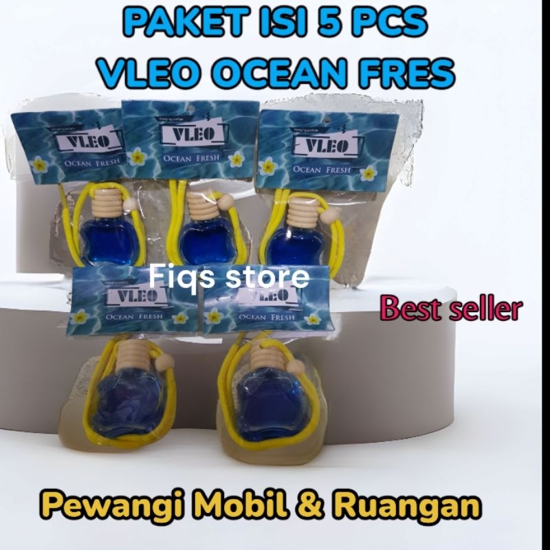 PROMO 5 PCS Parfum Mobil Pengharum Ruangan Botol Apel - Kopi Bali Gantung Vleo