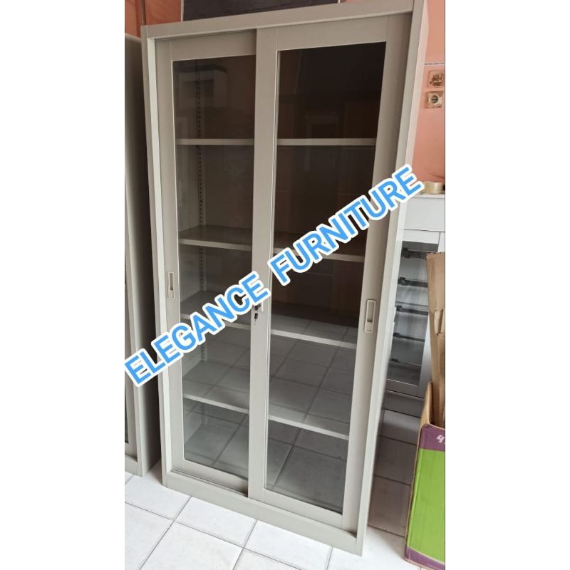 Lemari Kantor / Lemari Besi / Lemari Arsip Sliding Pekanbaru saja