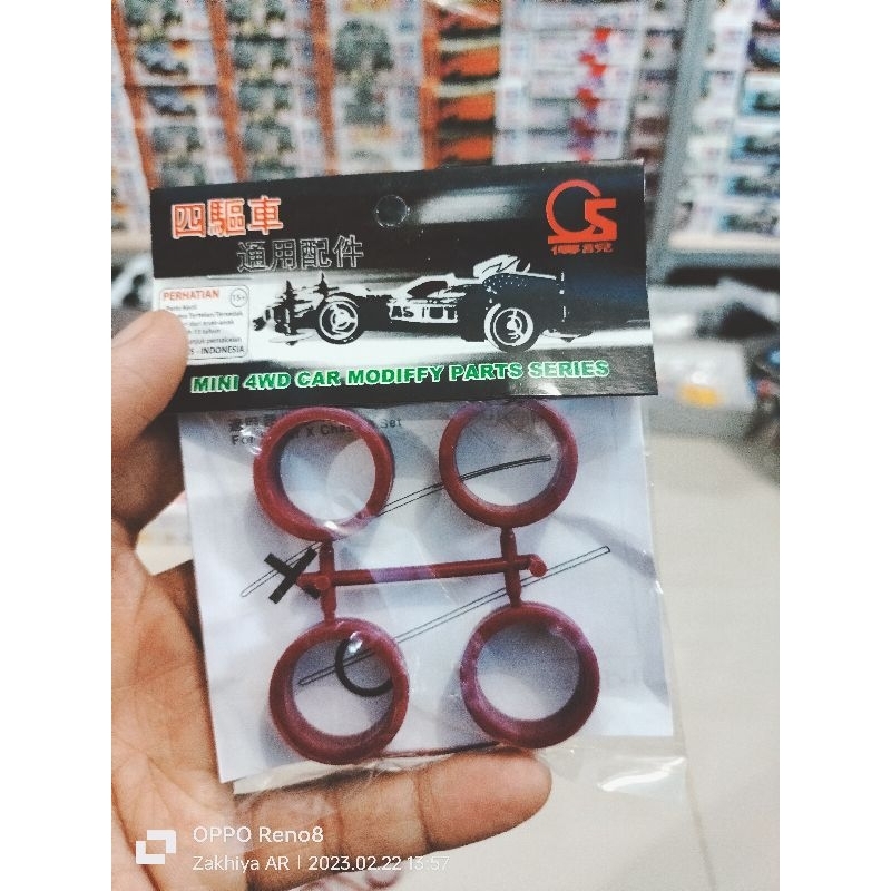 Rep Tamiya Tires Ban Maroon Polos Medium