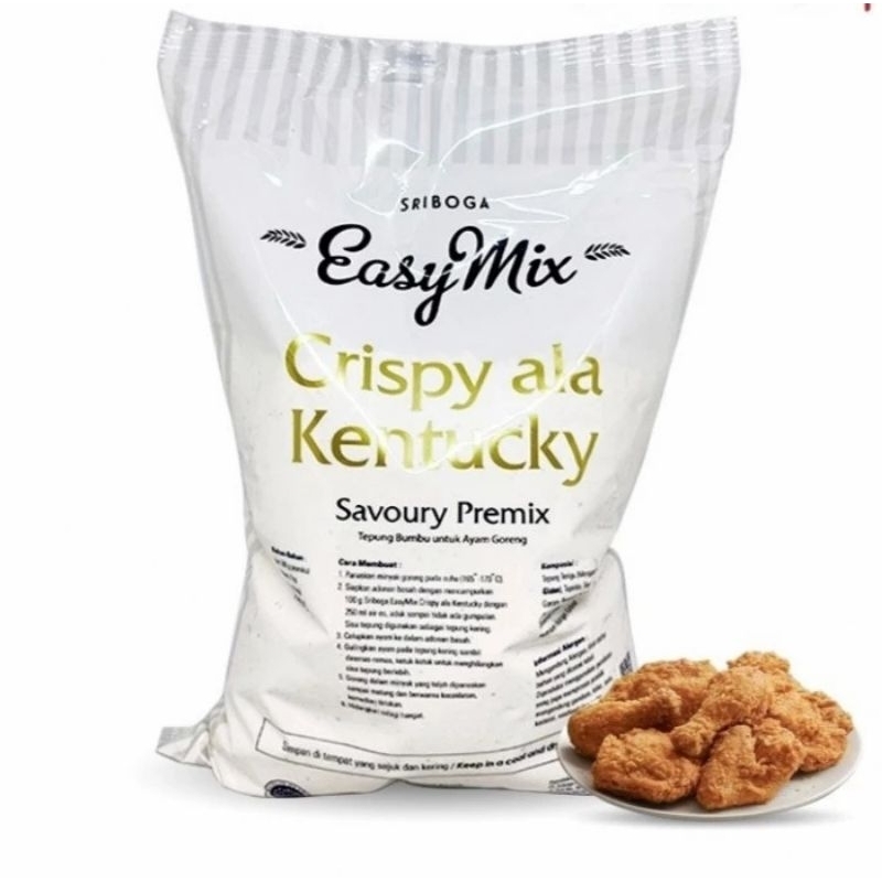 

SRIBOGA TEPUNG PREMIX EASYMIX CRISPY ALA KENTUCKY 1 KG