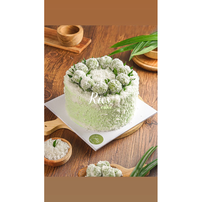 

Cake klepon pandan