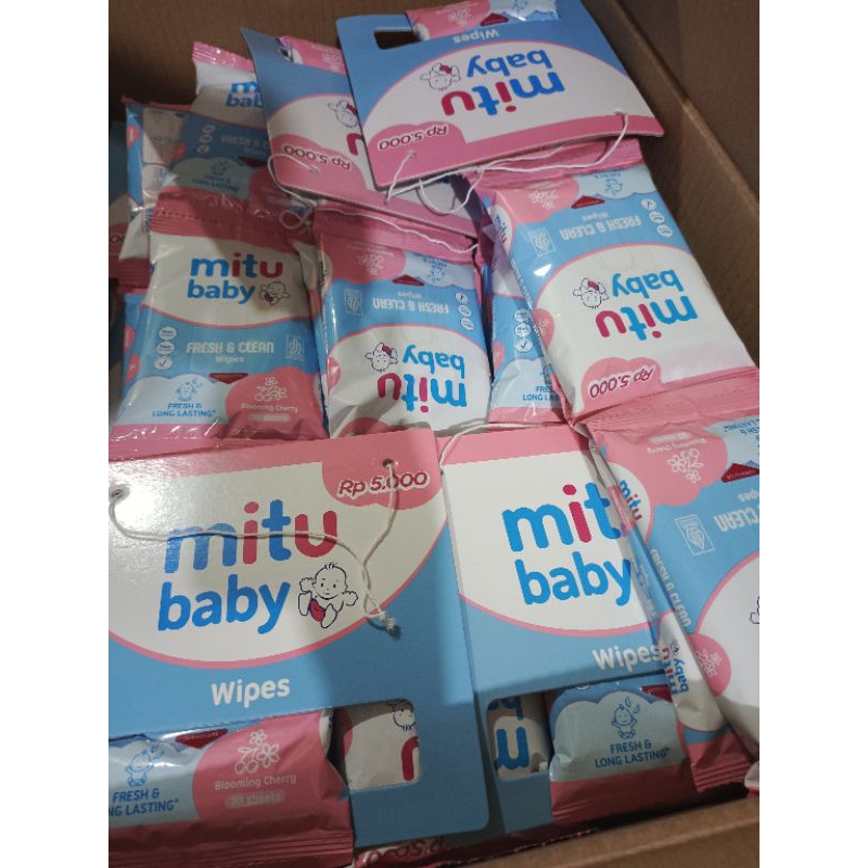 MITU BABY FRESH &amp; CLEAN WIPES 30 SHEETS