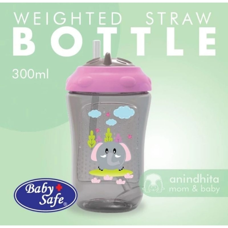 Baby Safe FS405 Sipper Cup With Weighted Straw / Botol Minum bayi