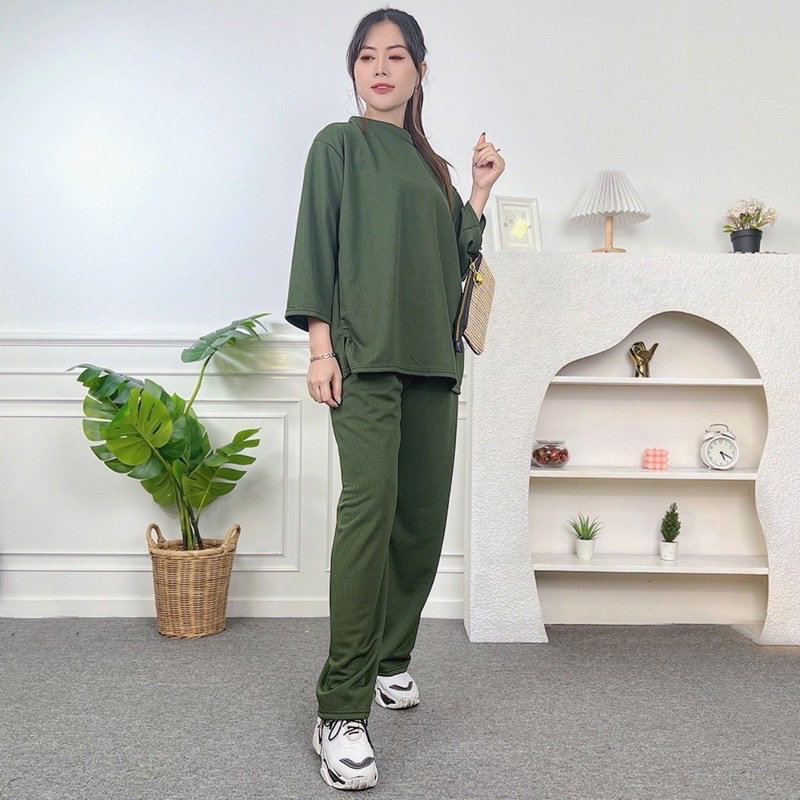 Oneset ZOORA APRIL KNIT SET One set wanita