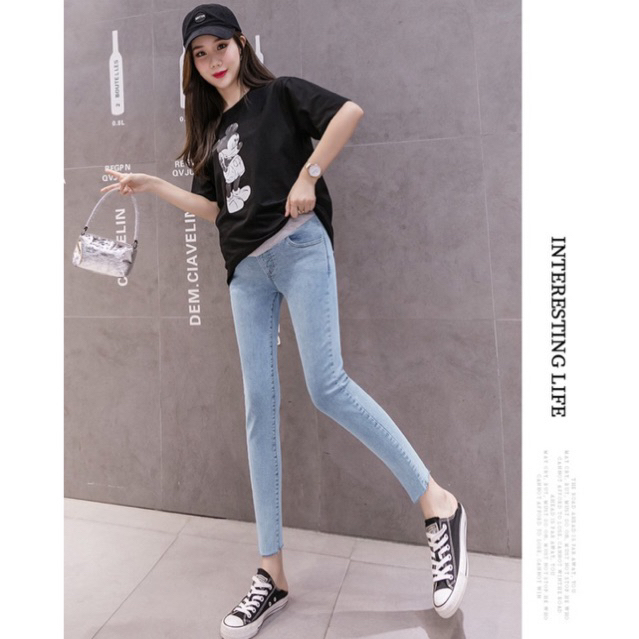 New!Celana Ibu Hamil  Stretch Jeans 8182