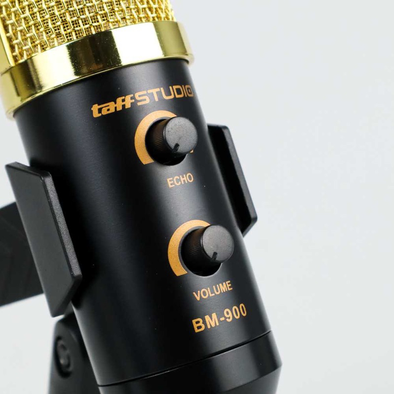 microphone condenser bm 900 taffstudio with mini tripod