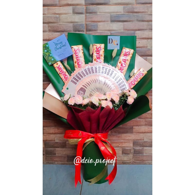 

BucketUang & Coklat Dc008 /Buket/Bouquet/Hampers/souvenir/Kado/Hadiah