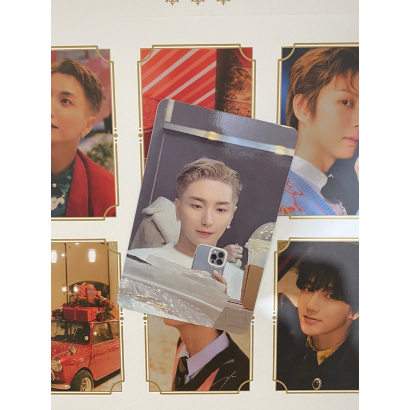 Super Junior The Road: Celebration SNOW version - Leeteuk Photocard (PC SJ)