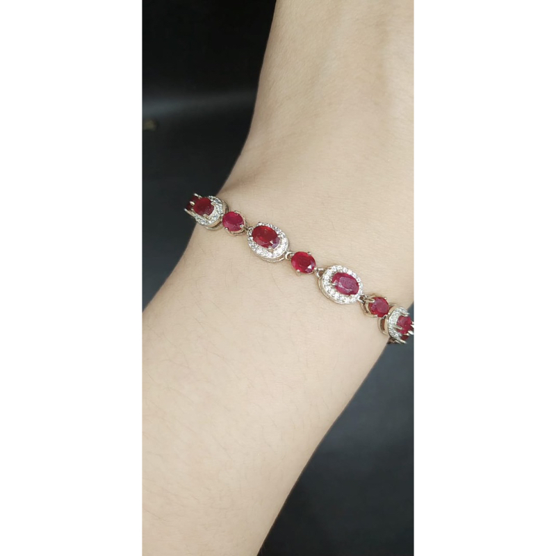 gelang cantik batu ruby