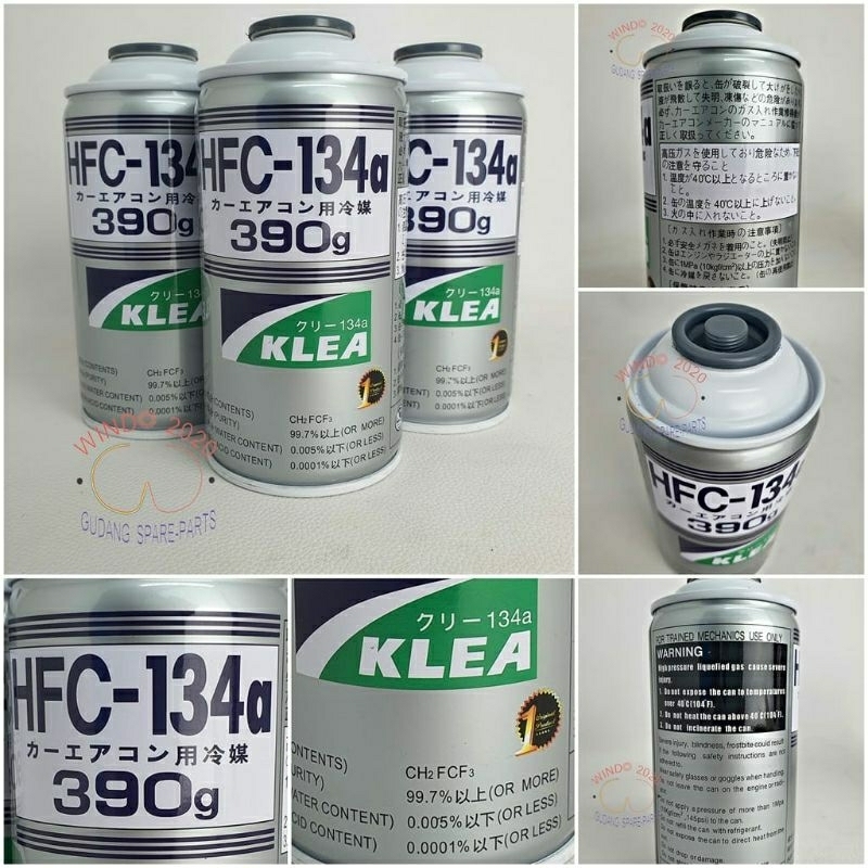 freon kaleng HFC 134a (R134a) 390gr