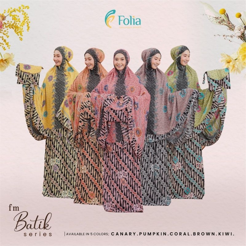 Mukena folia batik series