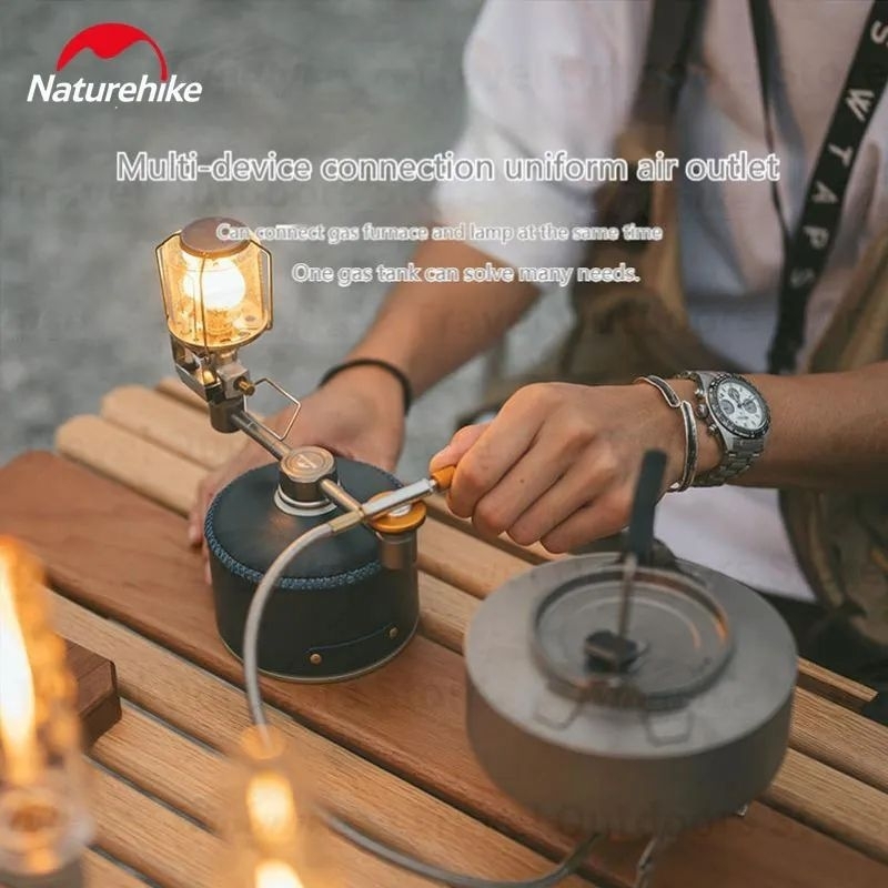 Adaptor Konverter Gas Canister Naturehike CNH22CJ022 Adapter Konektor Candle Light Lampu Lentera Cam