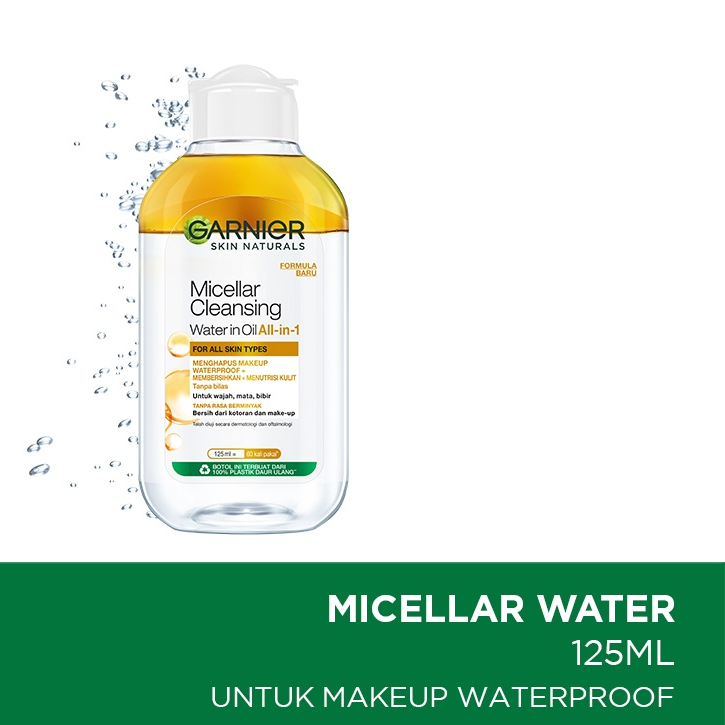 ☘️Yuri Kosmetik☘️ Garnier Micellar Water 125ml / Garnier Micellar Pink / Blue / Yellow / Vitamin C / Rose / Salicylic